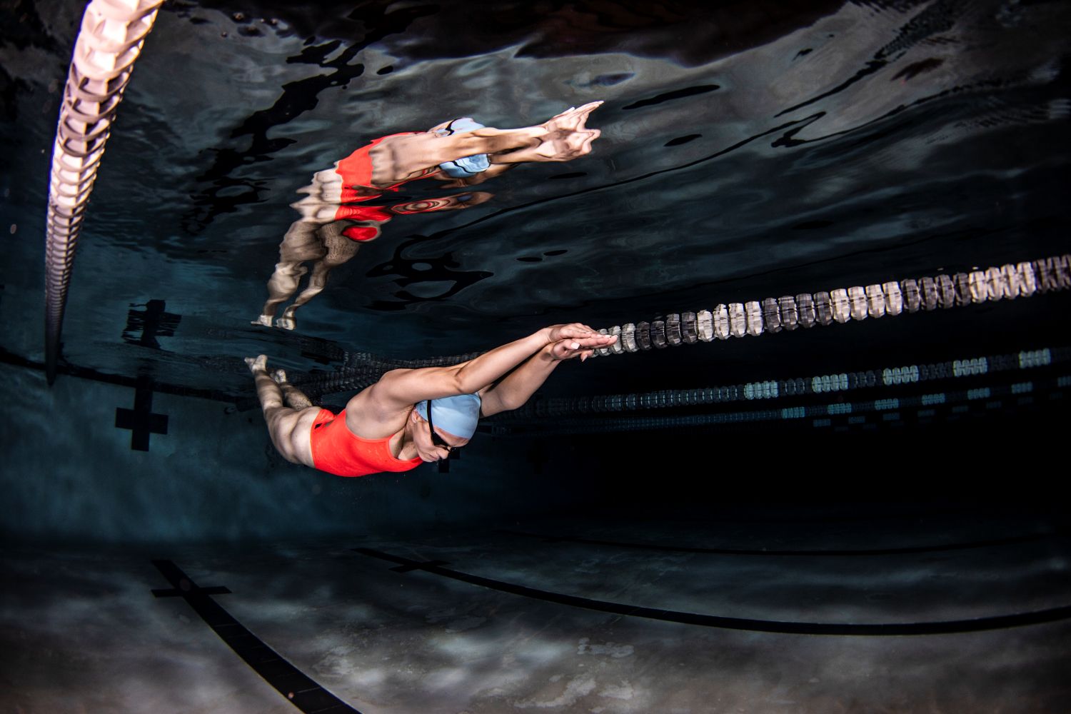 person swimming